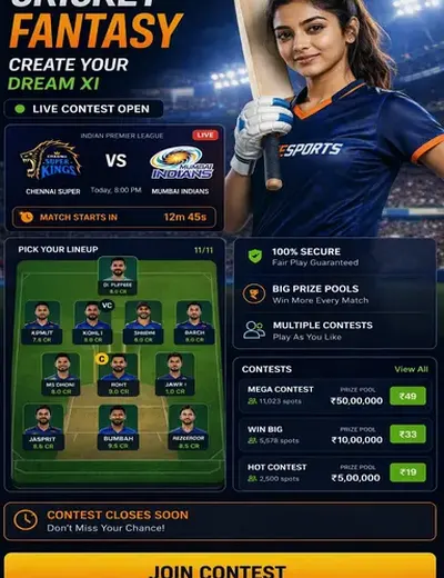 Main Bazar (main bazar chart) fantasy cricket & matchday visual 3